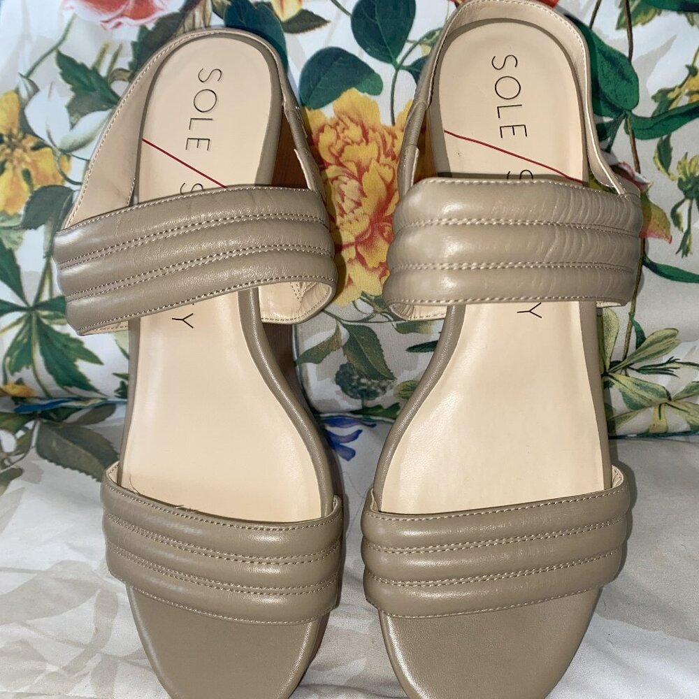 Sole Society Amberly Platform Slingback Sandals